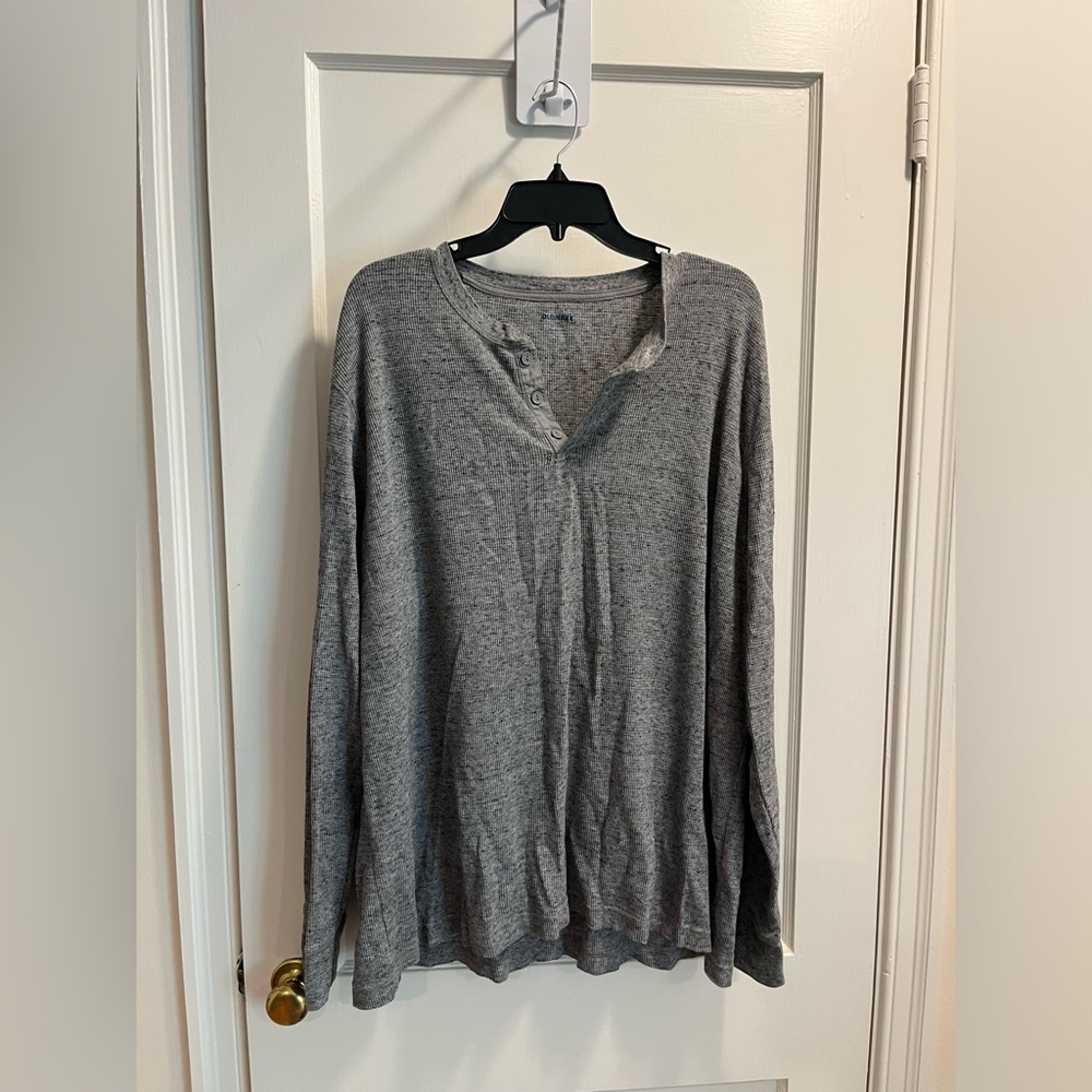 Gray Henley shirt